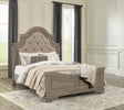 Furniture City Houma - Ashley Furniture - Lodenbay Queen Panel Bed - Queen Panel Bed / Antique Gray - B751B2