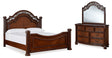 Furniture City Houma - Ashley Furniture - Lavinton Queen Poster Bed, Dresser and Mirror - Queen Poster Bed, Dresser and Mirror - B764B6