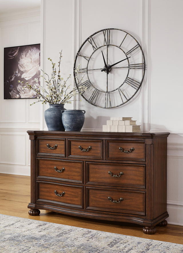 Furniture City Houma - Ashley Furniture - Lavinton Dresser - Dresser / Brown - B764-31