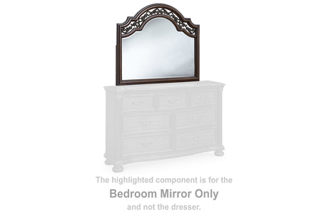 Furniture City Houma - Ashley Furniture - Lavinton Bedroom Mirror - Bedroom Mirror / Brown - B764-36