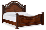 Lavinton King Poster Bed, Dresser, Mirror and 2 Nightstands
