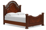 Lavinton Queen Poster Bed, Dresser and Mirror