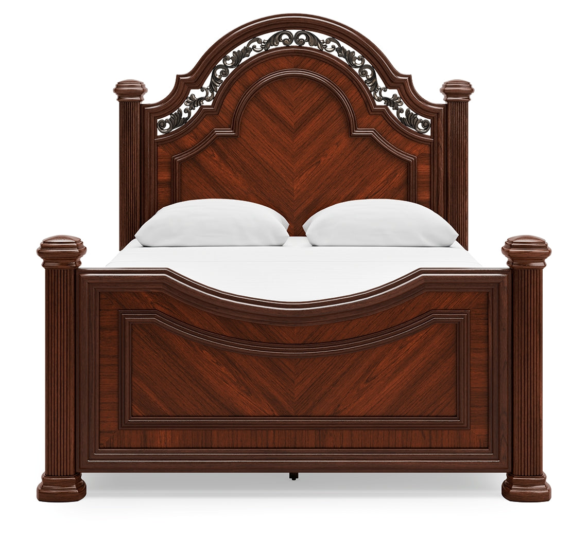 Lavinton Queen Poster Bed, Dresser and Mirror