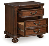 Lavinton Queen Poster Bed, Dresser, Mirror and Nightstand