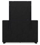 Londer King Panel Bed, Dresser and Mirror