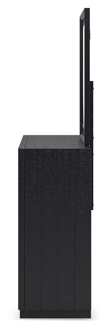 Londer Queen Panel Bed, Dresser and Mirror