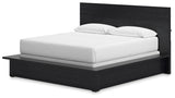 Londer California King Panel Bed, Dresser and Mirror