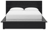 Londer California King Panel Bed, Dresser and Mirror