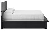 Londer California King Panel Bed, Dresser and Mirror