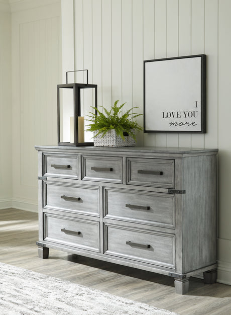 Furniture City Houma - Ashley Furniture - Russelyn Bedroom - Two Drawer Night Stand / Gray - B772-92