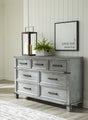 Furniture City Houma - Ashley Furniture - Russelyn Bedroom - Two Drawer Night Stand / Gray - B772-92