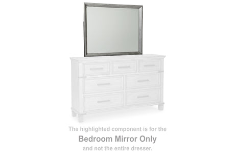 Furniture City Houma - Ashley Furniture - Russelyn Bedroom Mirror - Bedroom Mirror / Gray - B772-36