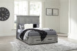 Furniture City Houma - Ashley Furniture - Russelyn Queen Storage Bed - Queen Storage Bed / Gray - B772B3
