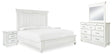 Furniture City Houma - Ashley Furniture - Kanwyn Queen Panel Bed, Dresser, Mirror and 2 Nightstands - Queen Panel Bed, Dresser, Mirror and 2 Nightstands - B777B28