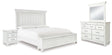 Furniture City Houma - Ashley Furniture - Kanwyn Queen Panel Storage Bed, Dresser, Mirror and Nightstand - Queen Panel Storage Bed, Dresser, Mirror and Nightstand - B777B19