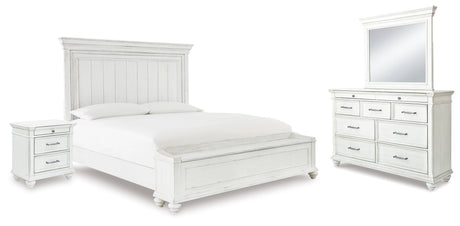 Furniture City Houma - Ashley Furniture - Kanwyn Queen Panel Storage Bed, Dresser, Mirror and Nightstand - Queen Panel Storage Bed, Dresser, Mirror and Nightstand - B777B19