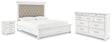 Furniture City Houma - Ashley Furniture - Kanwyn King Upholstered Panel Bed, Dresser and Nightstand - King Upholstered Panel Bed, Dresser and Nightstand - B777B35