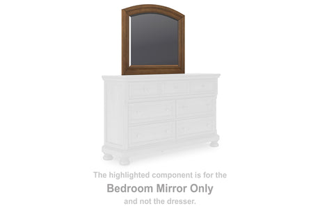 Furniture City Houma - Ashley Furniture - Feddinger Bedroom Mirror - Bedroom Mirror / Medium Brown - PCB779-36