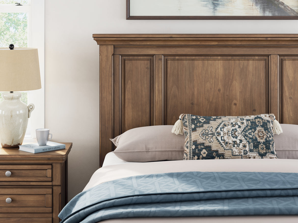 Feddinger Queen Panel Bed, Dresser and Mirror