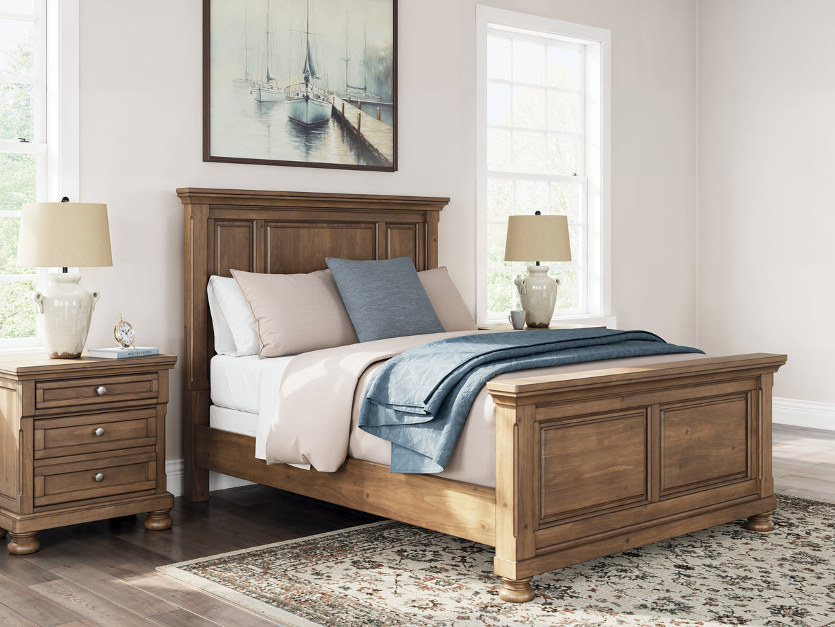 Feddinger Queen Panel Bed, Dresser and Mirror