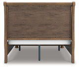 Feddinger Queen Sleigh Storage Bed, Dresser and Mirror