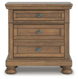 Feddinger Queen Sleigh Bed, Dresser, Mirror, Chest and Nightstand