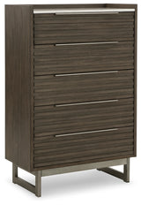 Arkenton King Panel Bed, Dresser, Mirror, Chest and 2 Nightstands