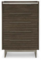 Arkenton King Panel Bed, Dresser, Mirror, Chest and 2 Nightstands