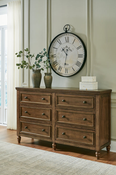 Furniture City Houma - Ashley Furniture - Sturlayne Bedroom - California King Upholstered Panel Bed / Brown - B787B5