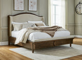 Furniture City Houma - Ashley Furniture - Sturlayne Bedroom - California King Upholstered Panel Bed / Brown - B787B5