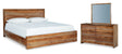 Furniture City Houma - Ashley Furniture - Dressonni Queen Panel Bed, Dresser and Mirror - Queen Panel Bed, Dresser and Mirror - B790B3