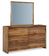 Dressonni Queen Panel Bed, Dresser and Mirror