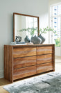 Furniture City Houma - Ashley Furniture - Dressonni Dresser and Mirror - Dresser and Mirror / Brown - B790B1