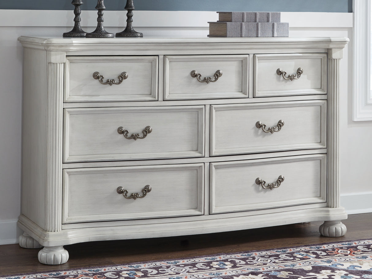 Furniture City Houma - Ashley Furniture - Montelaine Bedroom - Dresser / Antique White - B795-31