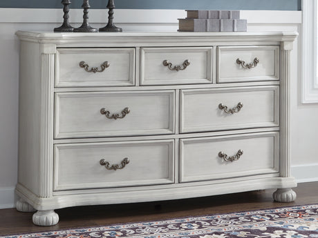 Furniture City Houma - Ashley Furniture - Montelaine Dresser - Dresser / Antique White - B795-31
