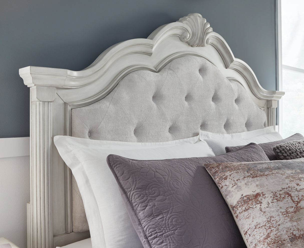 Montelaine King Upholstered Panel Bed