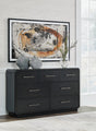 Furniture City Houma - Ashley Furniture - Rowanbeck Dresser - Dresser / Black - B821-31