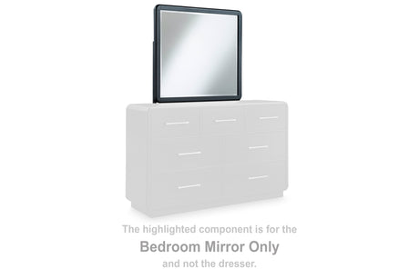 Furniture City Houma - Ashley Furniture - Rowanbeck Bedroom Mirror - Bedroom Mirror / Black - B821-36