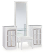 Furniture City Houma - Ashley Furniture - Chalanna Vanity, Mirror and Stool - Vanity, Mirror and Stool - B822B6