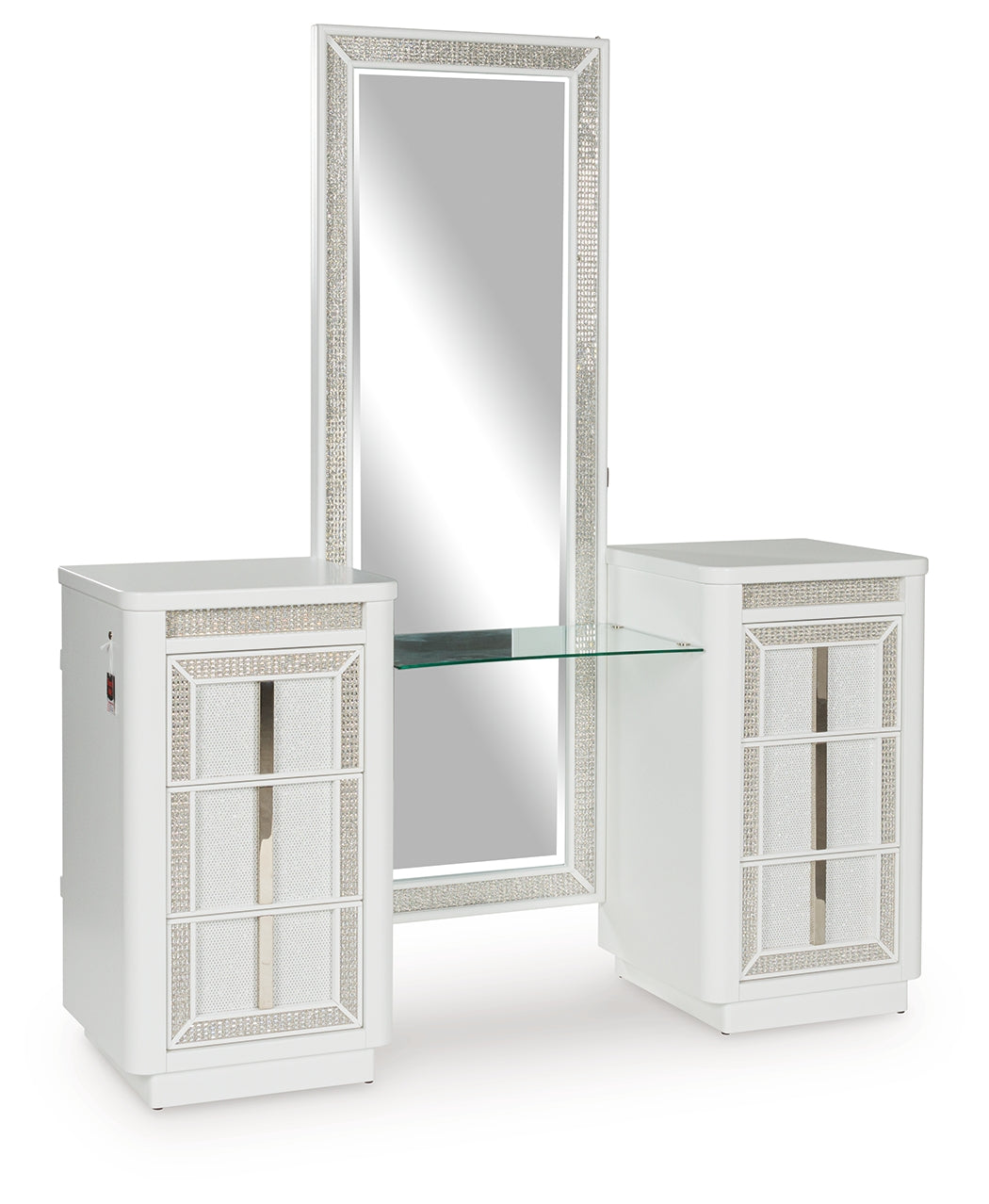 Chalanna Vanity, Mirror and Stool