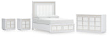 Chalanna Queen Storage Bed, Dresser and 2 Nightstands