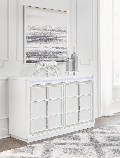 Furniture City Houma - Ashley Furniture - Chalanna Dresser - Dresser / White - B822-31