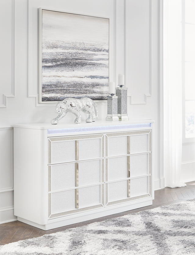 Furniture City Houma - Ashley Furniture - Chalanna Dresser - Dresser / White - B822-31