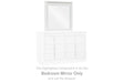 Furniture City Houma - Ashley Furniture - Chalanna Bedroom Mirror - Bedroom Mirror / White - B822-36