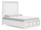 Chalanna Queen Panel Storage Bed and Nightstand