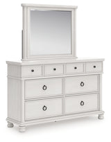 Rowlenstown Queen Poster Bed, Dresser and Mirror