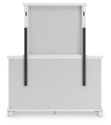 Rowlenstown Queen Poster Bed, Dresser and Mirror