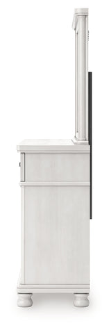 Rowlenstown Queen Poster Bed, Dresser and Mirror