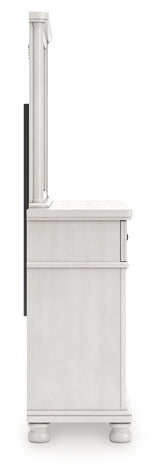 Rowlenstown Queen Poster Bed, Dresser and Mirror