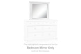 Furniture City Houma - Ashley Furniture - Rowlenstown Bedroom Mirror - Bedroom Mirror / Antique White - PCB823-36